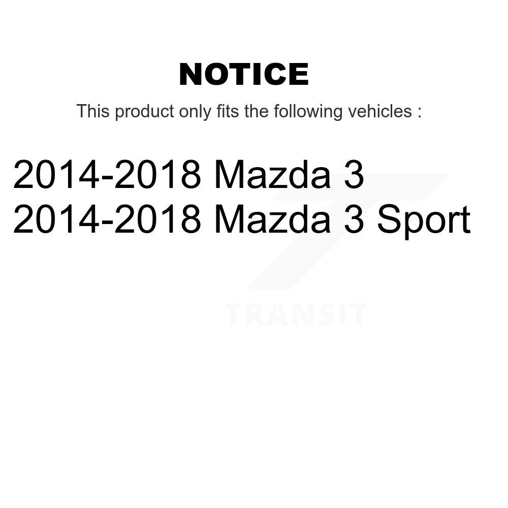 Suspension Stabilizer Bar Link Kit Front Left 72-K750752 For Mazda 3 Sport