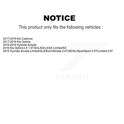 Suspension Stabilizer Bar Link Kit Rear Right 72-K750788 For Hyundai Sonata Kia