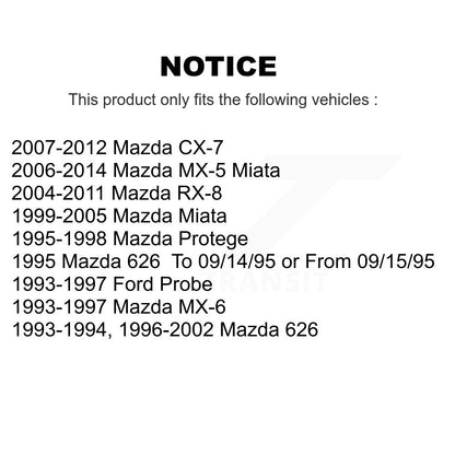 Suspension Stabilizer Bar Link Kit 72-K80157 For Mazda CX-7 MX-5 Miata RX-8 626