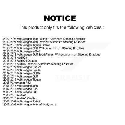Suspension Ball Joint Front Right Lower 72-K80663 For Volkswagen Jetta Golf Taos
