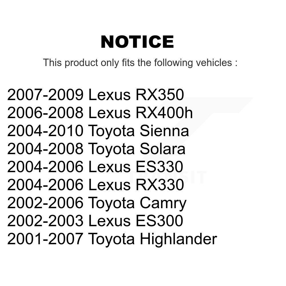 Suspension Ball Joint Front Right Lower 72-K90347 For Toyota Sienna Camry Lexus