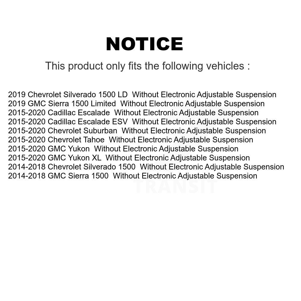 Suspension Strut Mount Front 73-902035 For GMC Chevrolet Sierra 1500 Silverado