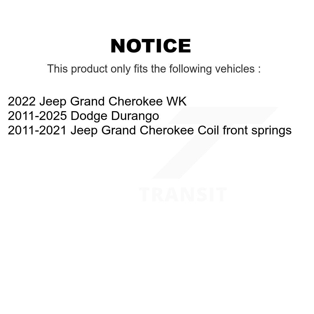 Suspension Strut Mount Front 73-902053 For Jeep Grand Cherokee Dodge Durango WK