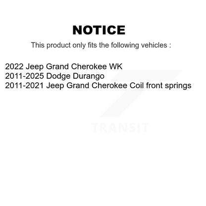 Suspension Strut Mount Front 73-902053 For Jeep Grand Cherokee Dodge Durango WK