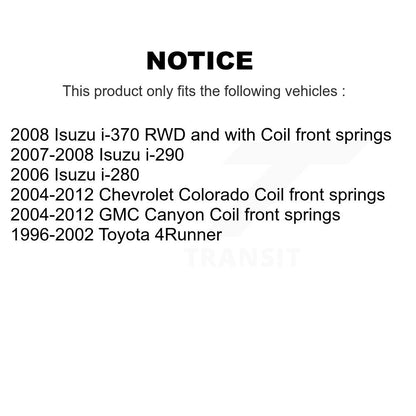 Suspension Strut Mount Front 73-904900 For Chevrolet Colorado GMC Canyon Toyota