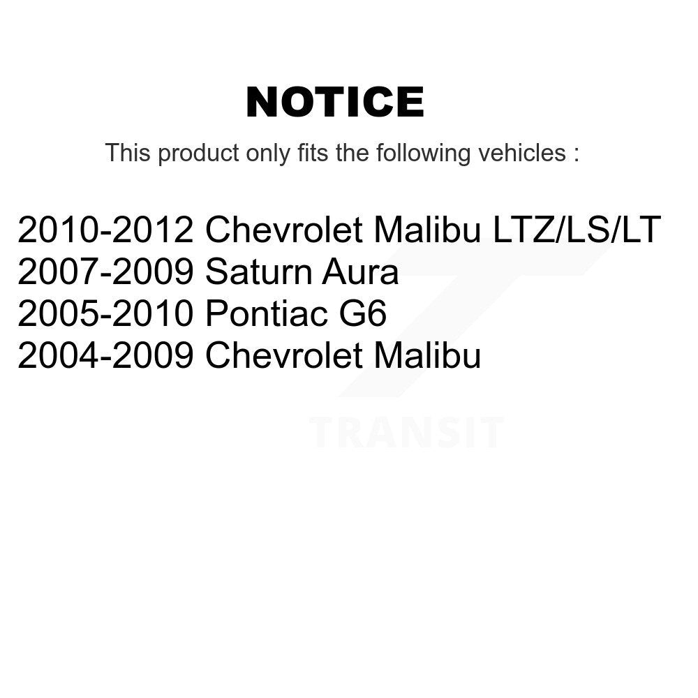 Suspension Strut Hardware Kit Front Left 73-905909 For Chevrolet Malibu Pontiac