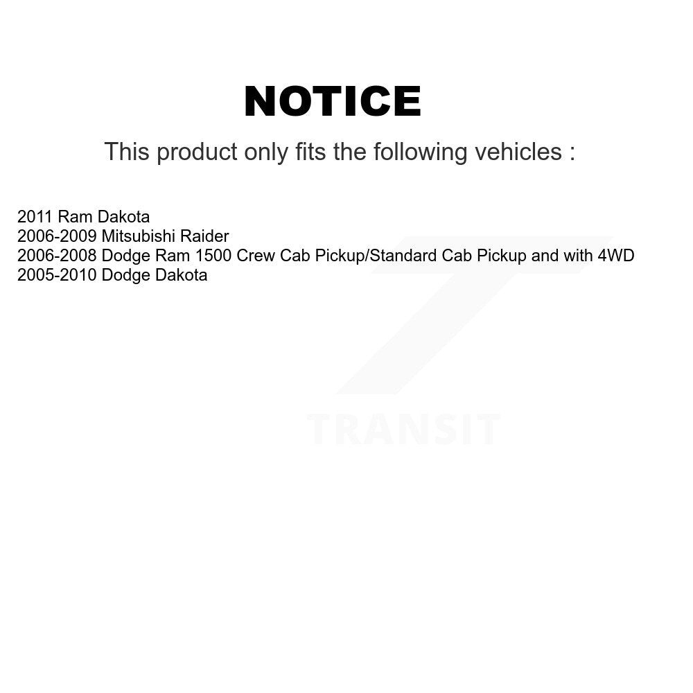 Suspension Strut Mount Front 73-905914 For Dodge Ram 1500 Dakota Mitsubishi