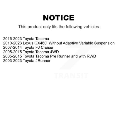 Suspension Strut Mount Front 73-907921 For Toyota Tacoma 4Runner FJ Cruiser