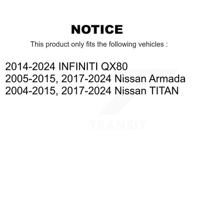 Suspension Strut Mount Front 73-907932 For Nissan TITAN Armada INFINITI QX80