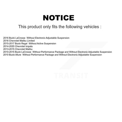 Suspension Strut Mount Front 73-907987 For Chevrolet Malibu Impala Buick Limited