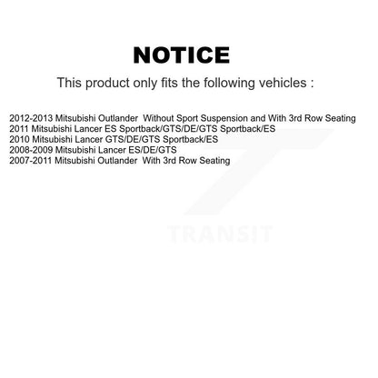 Suspension Strut Hardware Kit Front 73-908912 For Mitsubishi Outlander Lancer