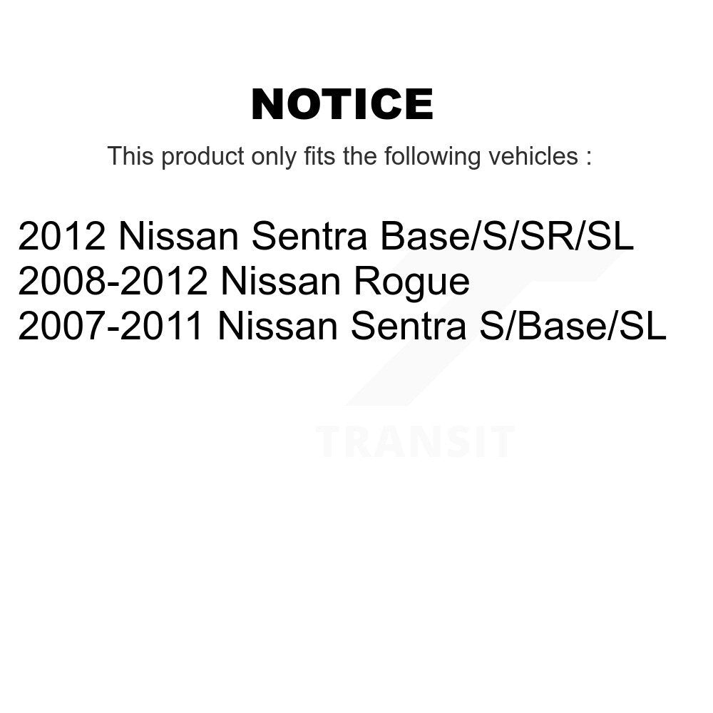 Suspension Strut Hardware Kit Front Left 73-908914 For Nissan Rogue Sentra