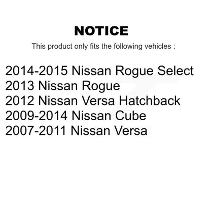 Suspension Strut Hardware Kit Front 73-908916 For Nissan Versa Rogue Cube Select