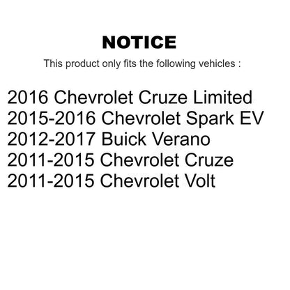 Suspension Strut Hardware Kit Rear 73-908993 For Chevrolet Cruze Buick Verano EV