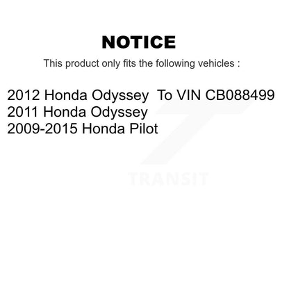Suspension Strut Mount Front 73-908996 For Honda Pilot Odyssey