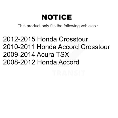 Suspension Strut Mount Front Left 73-909917 For Honda Accord Acura TSX Crosstour