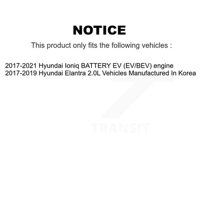 Suspension Strut Hardware Kit Front 73-TQ5905 For Hyundai Elantra Ioniq