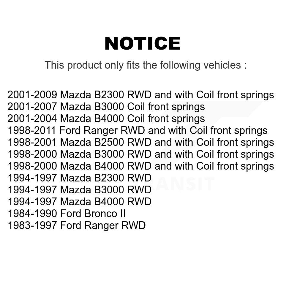 Shock Absorber Rear 78-37013 For Ford Ranger Mazda B3000 B4000 B2300 Bronco II