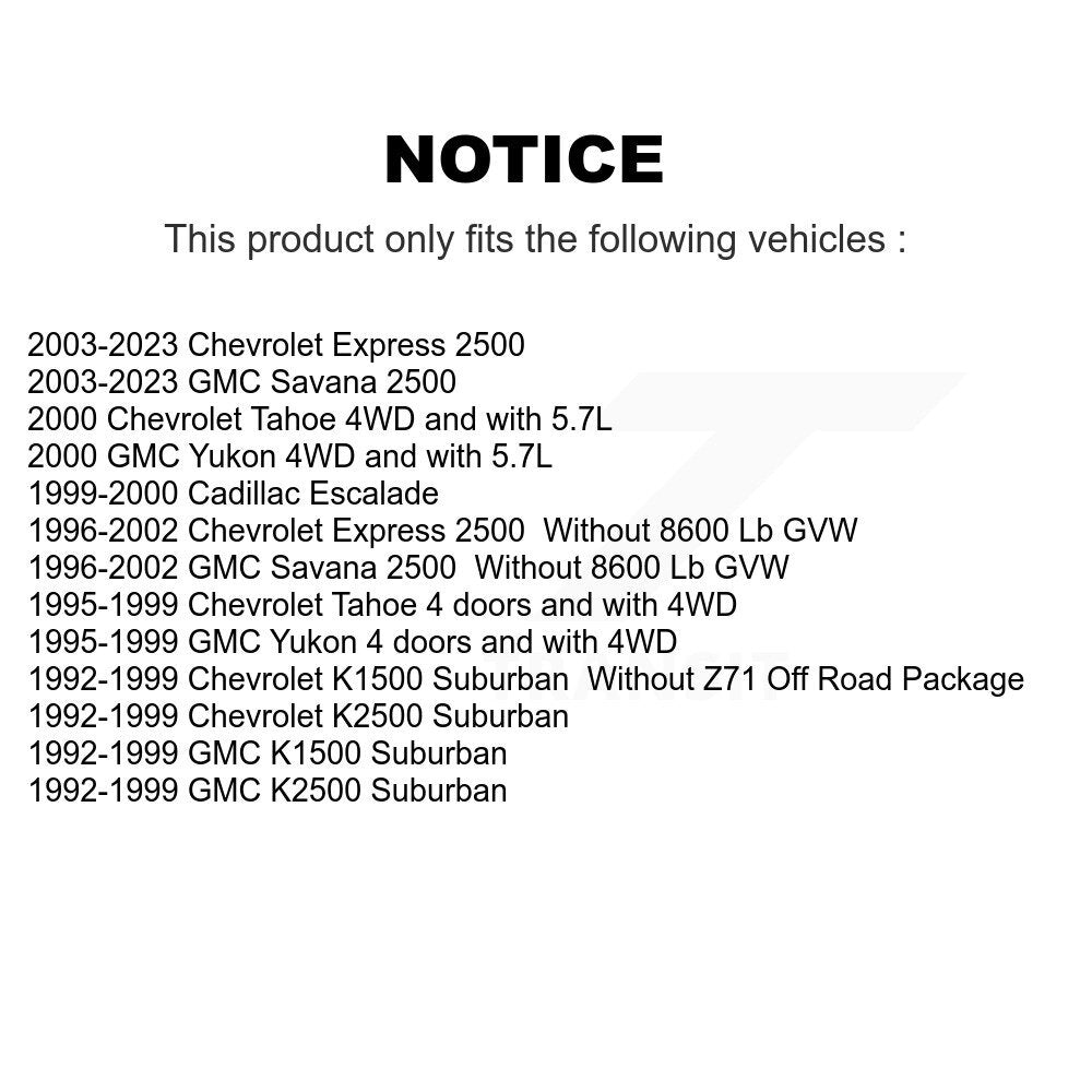 Shock Absorber Rear 78-37086 For GMC Chevrolet Savana 2500 Express Tahoe K1500