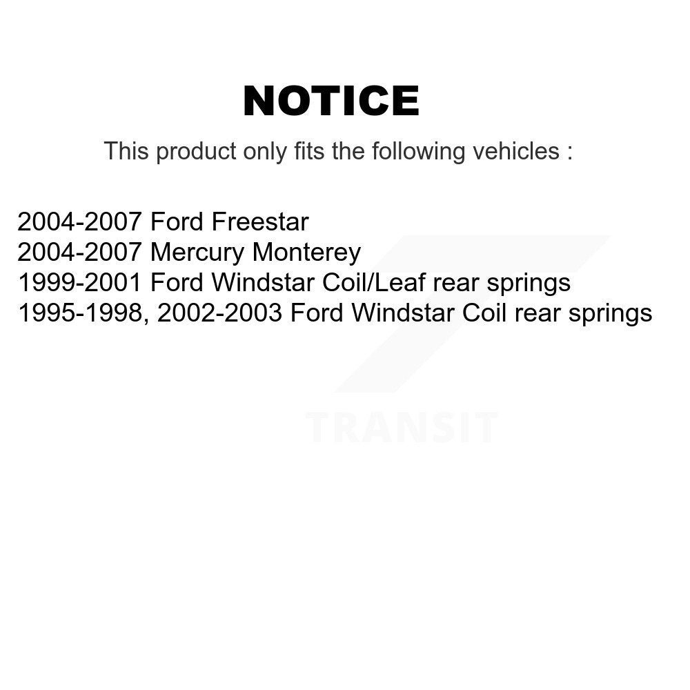 Shock Absorber Rear 78-37110 For Ford Freestar Windstar Mercury Monterey