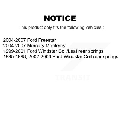 Shock Absorber Rear 78-37110 For Ford Freestar Windstar Mercury Monterey