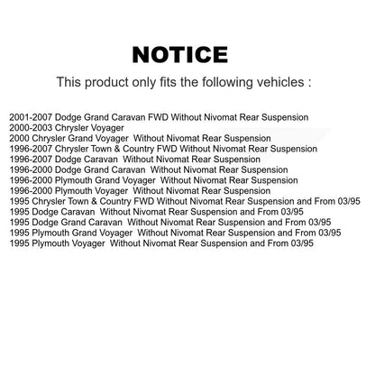 Shock Absorber Rear 78-37123 For Dodge Grand Caravan Chrysler Town & Country