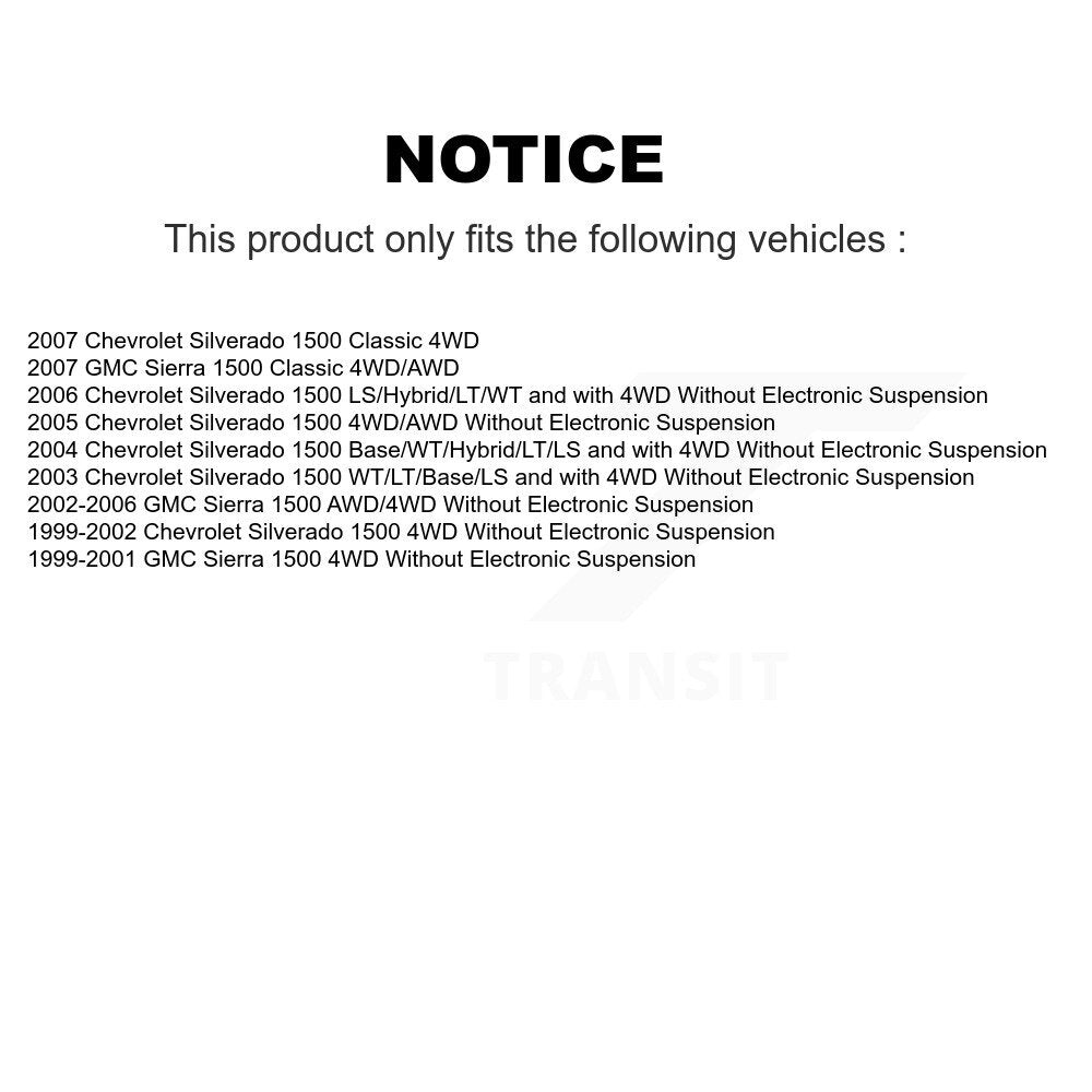 Shock Absorber Front 78-37151 For Chevrolet Silverado 1500 GMC Sierra Classic
