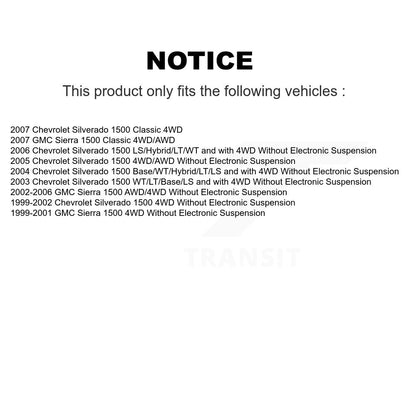 Shock Absorber Front 78-37151 For Chevrolet Silverado 1500 GMC Sierra Classic
