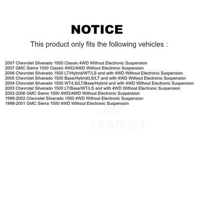 Shock Absorber Rear 78-37152 For Chevrolet Silverado 1500 GMC Sierra Classic
