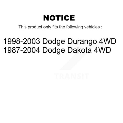 Shock Absorber Front 78-37220 For Dodge Dakota Durango 4WD