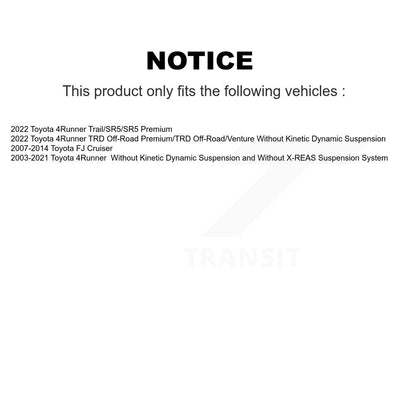 Shock Absorber Rear 78-37270 For Toyota 4Runner FJ Cruiser