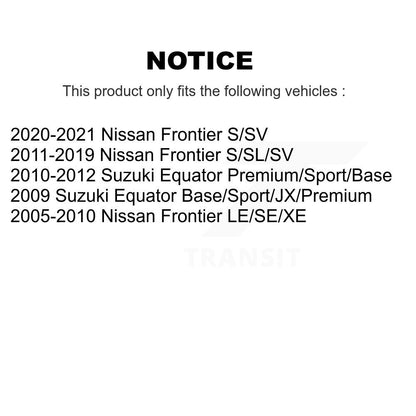 Shock Absorber Rear 78-37273 For Nissan Frontier Suzuki Equator