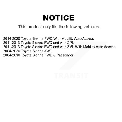 Shock Absorber Rear 78-37301 For Toyota Sienna
