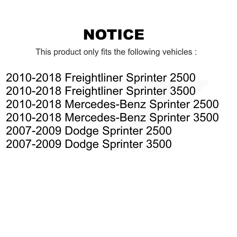 Suspension Strut Front 78-553003 For Mercedes-Benz Sprinter 2500 3500 Dodge