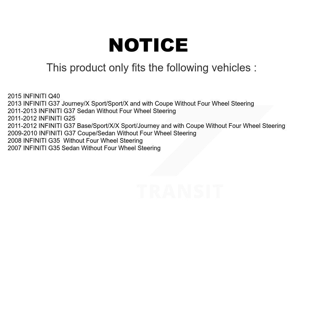 Shock Absorber Rear 78-5654 For INFINITI G37 G35 G25 Q40