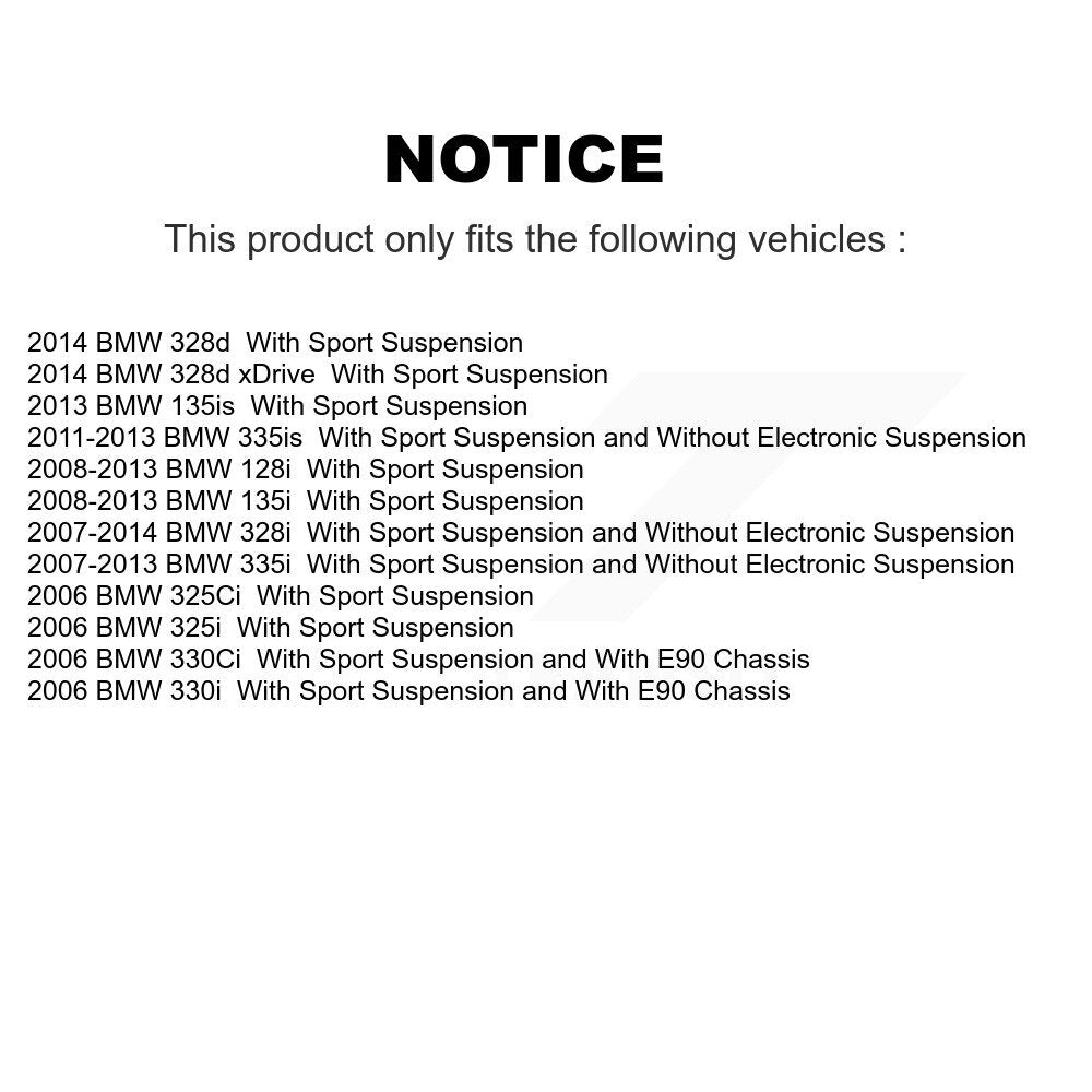Shock Absorber Rear 78-5681 For BMW 328i 335i 128i 135i 325i 330i 328d xDrive