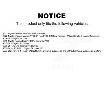 Suspension Strut Front 78-71371 For Toyota Tacoma 4Runner FJ Cruiser