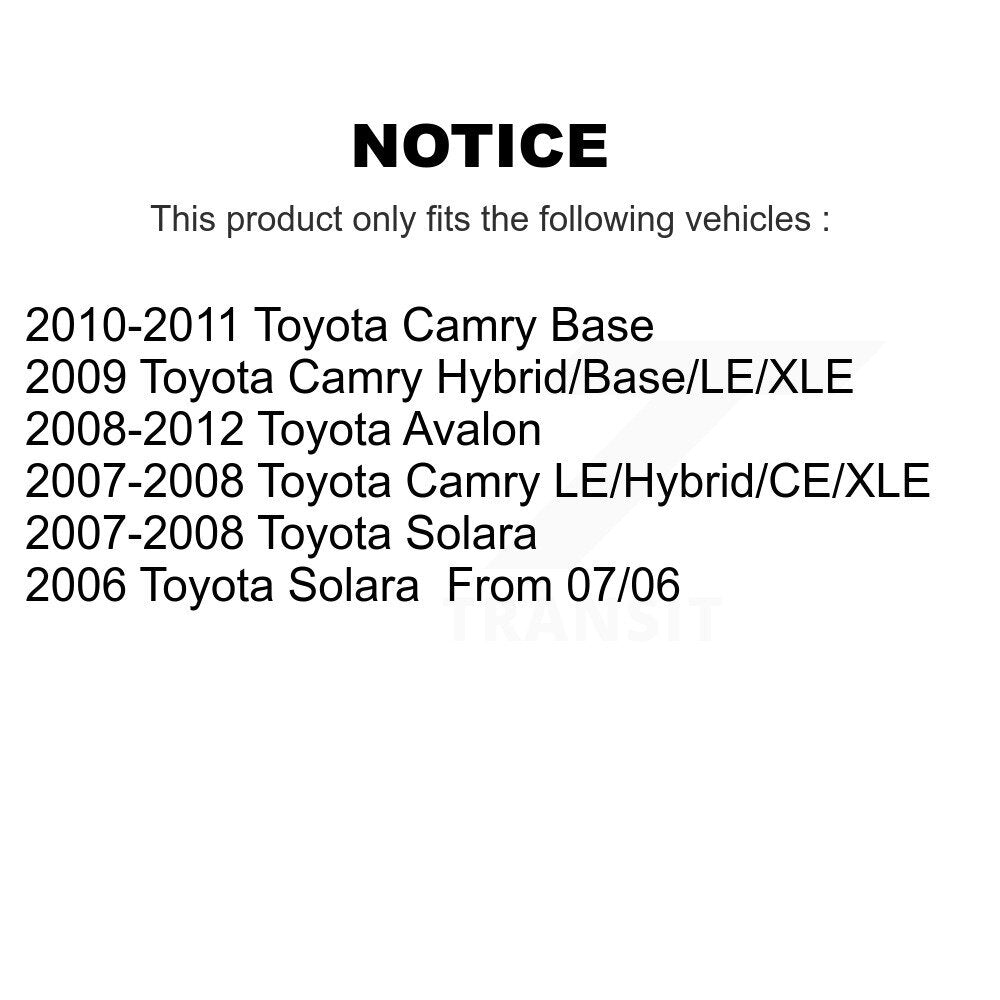 Suspension Strut Rear Right 78-72309 For Toyota Camry Solara Avalon