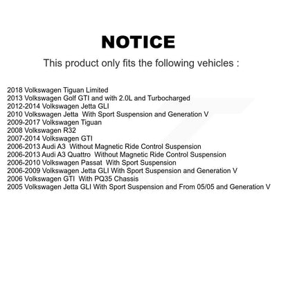 Suspension Strut Front 78-72312 For Volkswagen Jetta Tiguan GTI Audi Golf Passat