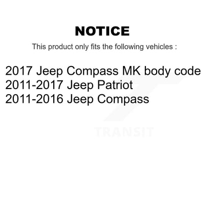Suspension Strut Rear 78-72952 For Jeep Patriot Compass
