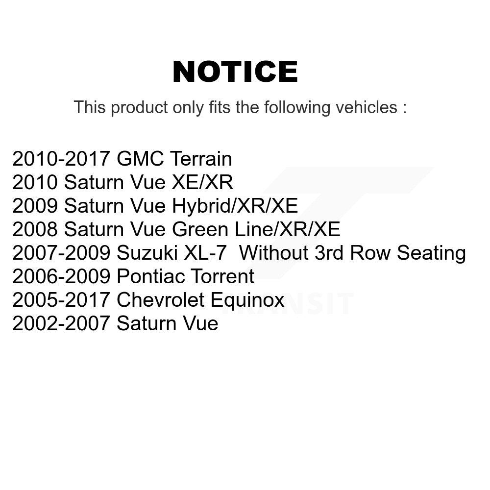 Shock Absorber Rear 78-911258 For Chevrolet Equinox GMC Terrain Pontiac Torrent
