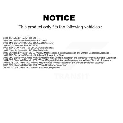 Shock Absorber Rear 78-911533 For GMC Chevrolet Sierra 1500 Silverado Limited LD