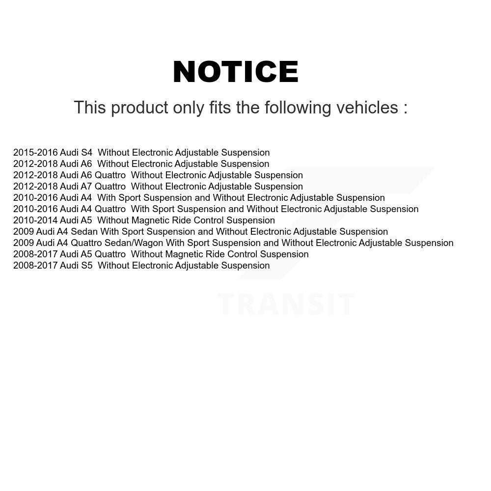 Shock Absorber Rear 78-TM7500 For Audi A4 Quattro A5 S5 A6 A7 S4