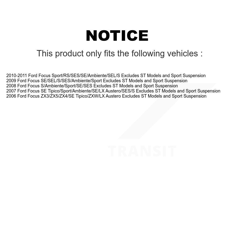 Suspension Strut Coil Spring Assembly Front Right 78A-11084 For Ford Focus