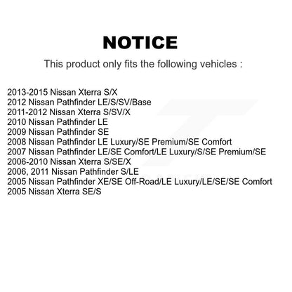 Suspension Strut Coil Spring Assembly Front 78A-11290 For Nissan Pathfinder