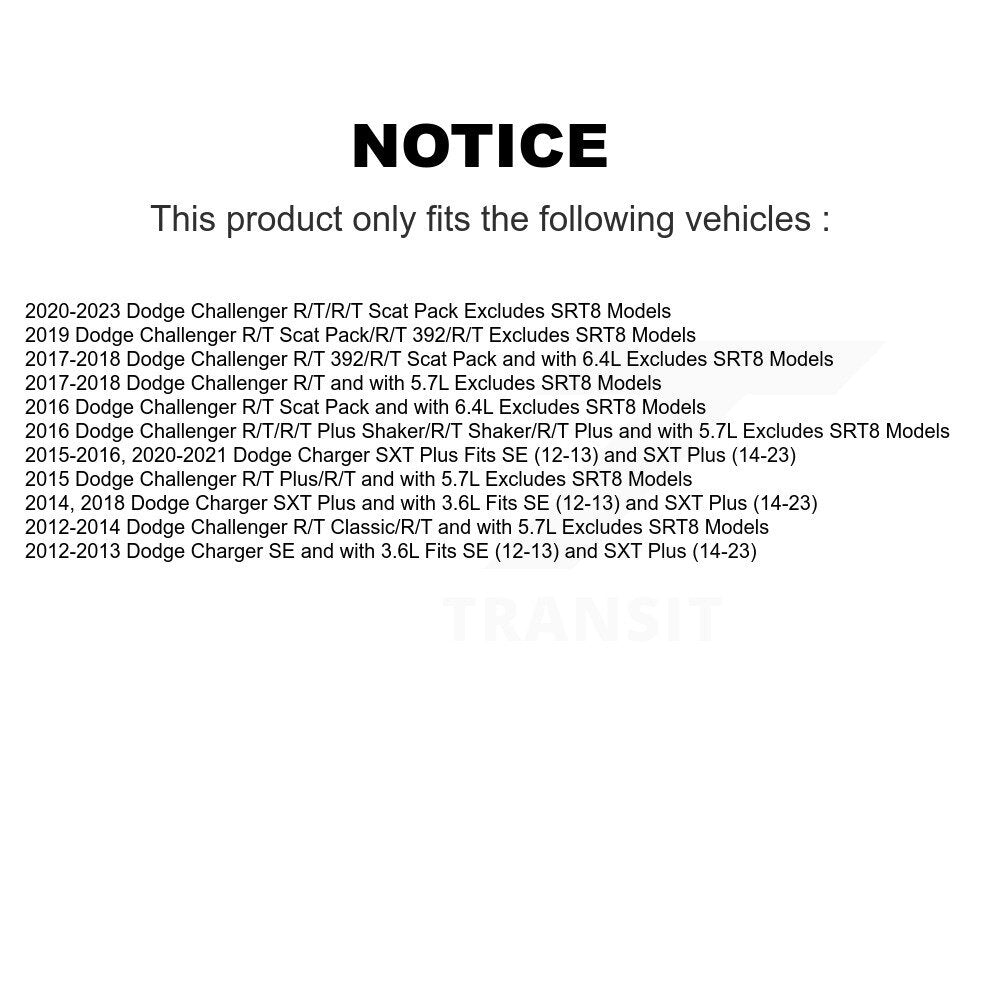 Suspension Strut Coil Spring Assembly Front 78A-11540 For Dodge Challenger