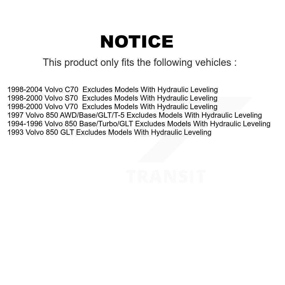 Suspension Strut Coil Spring Assembly Front 78A-11550 For Volvo S70 850 V70 C70