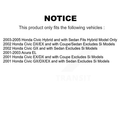 Suspension Strut Coil Spring Assembly Front Left 78A-11641 For Honda Civic Acura