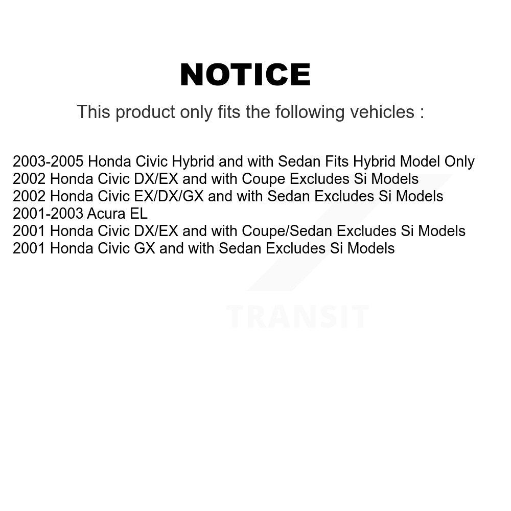 Suspension Strut Coil Spring Assembly Front Right 78A-11642 For Honda Civic EL