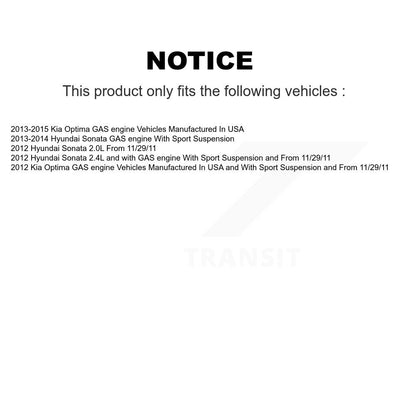 Suspension Strut Coil Spring Assembly Front Left 78A-11791 For Hyundai Sonata